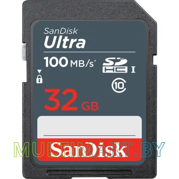Карта памяти SanDisk Ultra SDHC 32GB (SDSDUNR-032G-GN3IN)